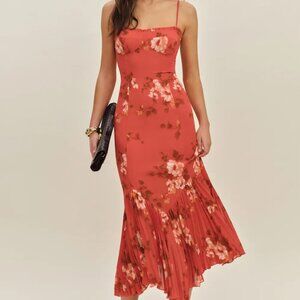 Reformation Aiko Dress Orange - Size 10